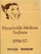 1956-57 Humboldt-Melfort Indians game program
