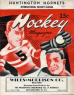 1956-57 Huntington Hornets game program
