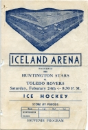 1939-40 Huntington Stars game program