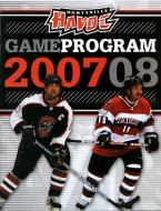 2007-08 Huntsville Havoc game program