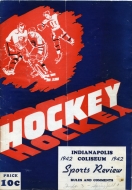 1941-42 Indianapolis Capitals game program