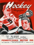 1950-51 Indianapolis Capitals game program