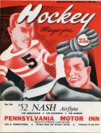 1951-52 Indianapolis Capitals game program