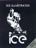 1988-89 Indianapolis Ice game program