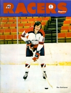 1974-75 Indianapolis Racers game program