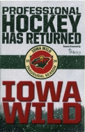 2013-14 Iowa Wild game program