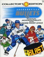 1992-93 Jacksonville Bullets game program