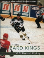 1999-00 Jacksonville Lizard Kings game program