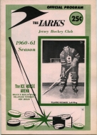 1960-61 Jersey Larks game program