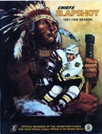 1991-92 Johnstown Chiefs game program