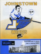 1978-79 Johnstown Wings game program
