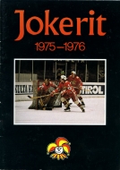 1975-76 Jokerit Helsinki game program