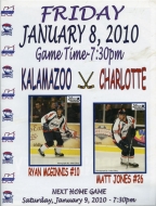 2009-10 Kalamazoo Wings game program