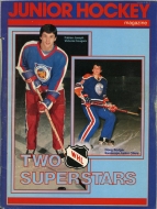1983-84 Kamloops Junior Oilers game program