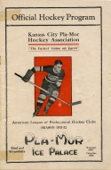 1931-32 Kansas City Pla-Mors game program
