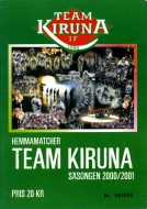 2000-01 Kiruna IF game program