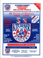 1994-95 Kitchener Rangers game program