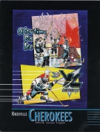 1995-96 Knoxville Cherokees game program