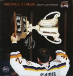 2008-09 Knoxville Ice Bears game program