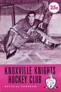 1961-62 Knoxville Knights game program