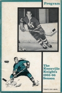 1965-66 Knoxville Knights game program