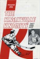 1967-68 Knoxville Knights game program