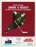 1975-76 Langley Lords game program