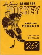 1968-69 Las Vegas Gamblers game program