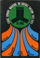 1972-73 Laval National game program