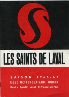 1966-67 Laval Saints game program