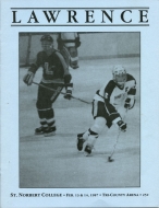 1986-87 Lawrence University game program