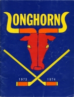1973-74 Lethbridge Longhorns game program