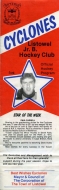 1985-86 Listowel Cyclones game program