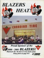 2000-01 Lloydminster Blazers game program