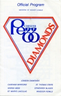 1984-85 London Diamonds game program