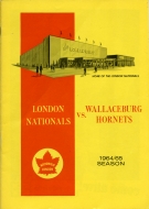 1964-65 London Nationals game program