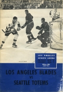 1963-64 Los Angeles Blades game program