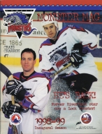 1998-99 Lowell Lock Monsters game program