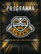2003-04 Lugano game program