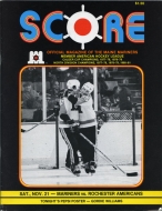 1981-82 Maine Mariners game program