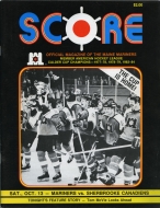 1984-85 Maine Mariners game program