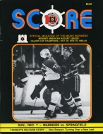 1986-87 Maine Mariners game program