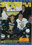 1995-96 Manchester Storm game program