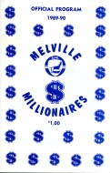1989-90 Melville Millionaires game program