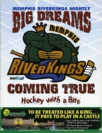 2000-01 Memphis Riverkings game program