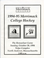 1994-95 Merrimack College game program