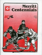 1994-95 Merritt Centennials game program