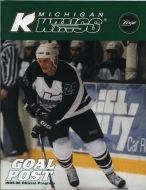 1995-96 Michigan K-Wings game program