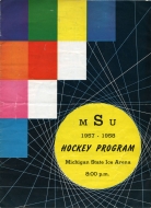 1957-58 Michigan State University game program