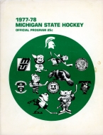 1977-78 Michigan State University game program